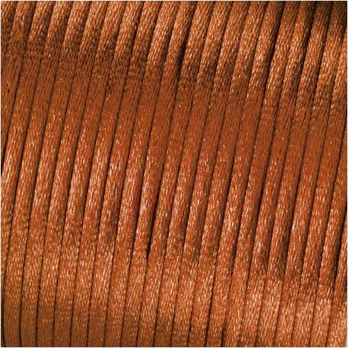 Kumihimo Flechtkordel 2 mm, 5 Meter, Terracotta