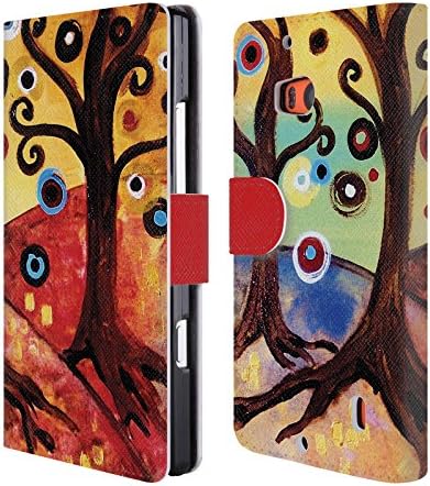 Official Natasha Wescoat Trinitary Dreamscapes Leather Book Wallet Case Cover For Nokia Lumia Icon / 929 / 930