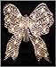 10" Ribbon Christmas Tree Topper - 20 Clear Lights #ES61-138