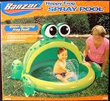 Banzai Hoppy Frog Inflatable Spray Pool Toy