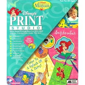 Click here to buy Little Mermaid Print Studio by Disney.