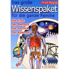 Das gro�e Wissenspaket f�r die ganze Familie, 4 CD-ROMs Die Erde. Der Mensch. Die Technik. Der Kosmos. F�r Windows 95 oder h�her