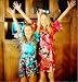 Joytton Kids' Peacock Satin Rayon Kimono Robe Bathrobe Nightgown