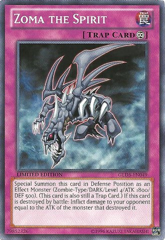 Yu-Gi-Oh! - Zoma the Spirit (GLD5-EN049) - Gold Series: Haunted Mine - Limited Edition - Common On Sale
