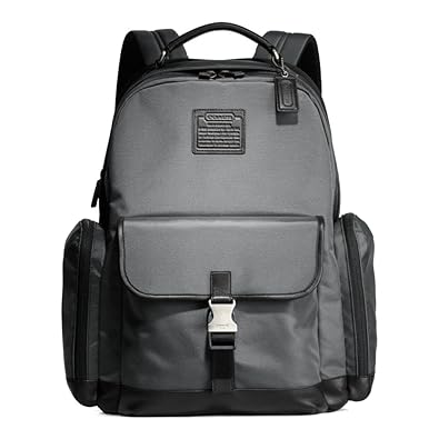 coach backpacks gray