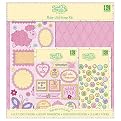 K Co. Sweet Pea Scrapbook Kit - Girl (12")