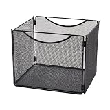 Safco File Onyx Desktop Box 10-Inch Dimension, Black (2170BL)