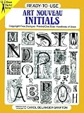 Ready-to-Use Art Nouveau Initials (Clip Art)