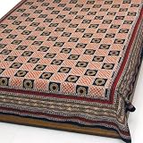 Bed Comforter Cotton Block Print Bedspread ~ ShalinCraft