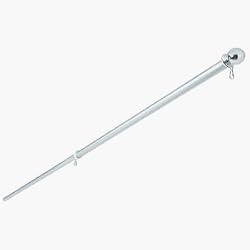 Valley Forge 60733 6' Brushed Aluminum Pole