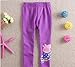 Peppa Pig Lovely Peppa Pig Embroidery Spring Autumn Long Pants,4 Colors,2-6y