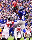 Hakeem Nicks - Touchdown Catch at the 2011 NFC Wild Card game NFL 8x10 Photo