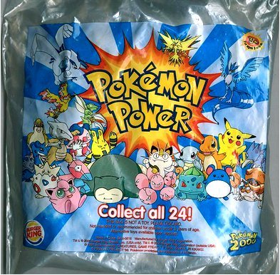 Lugia Power Card - Burger King Pokemon Gameboy 2000 Power Card Toys