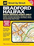 AA Street by Street Bradford, Halifax: Midi