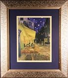 Caf&eacute; Terrace on the Place du Forum, Arles, at Night - Print - Vincent Van Gogh - 20x21