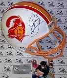 Josh Freeman Autographed/Hand Signed Tampa Bay Buccaneers Throwback Authentic Helmet