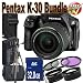 Pentax K30 Digital Camera with 18-135mm Lens Kit (Black) + 32GB SDHC Class 10 Memory Card + Extended Life Battery + External Rapid Travel Quick-Charger + USB Card Reader + Memory Card Wallet + Shock Proof Deluxe Case + 3 Piece Professional Filter Kit + Super Wide Angle Lens + 2x Telephoto Lens + Professional Full Size Tripod + Accessory Saver Bundle!