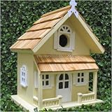 Review The Cowshed HB-9001YS / Victorian Yellow Wooden Garden Bird Cottage