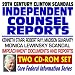 President Bill Clinton Scandals: Independent Counsel Reports and Impeachment Documents (Two CD-ROM Set)