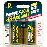 Energizere2Rechargeable,SizeD,2pack(Packof3)