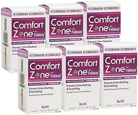 Comfort Zone with Feliway Refill, 6 Pack, New, Free Shipping