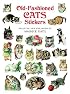 Old-Fashioned Cats Stickers: 93 Full-Color Pressure-Sensitive Designs (Stickers)
