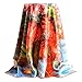 Shanghai Story Women's Silk Luxury Square Scarf Van Gogh's Oil Paintings