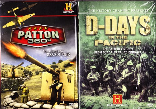 The History Channel Presents D-Days in the Pacific , Patton 360 The Complete Season One : 2 Pack - 5 Disc Box Set