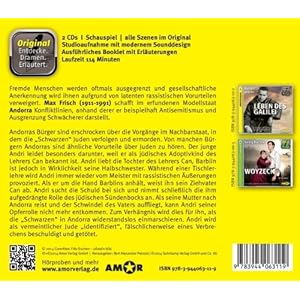 Andorra, 2 CDs, komplett gespielt im Original, mit zusätzlichen Erläuterungen (Entdecke. Dramen. E