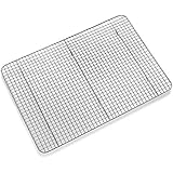 Top Rated Bellemain Cooling Rack, Chef Quality 12 inch x 17 inch - Tight-Grid Design ,Oven Safe, Fits Half Sheet Cookie Pan
