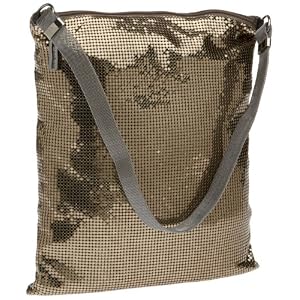 Whiting & Davis Soft Flat Mesh Hobo