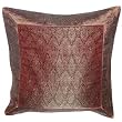 ShalinCraft Pillowcases India Decor Style Personalised Gifts Silk Fabric 16x16 inches (bcbr300)