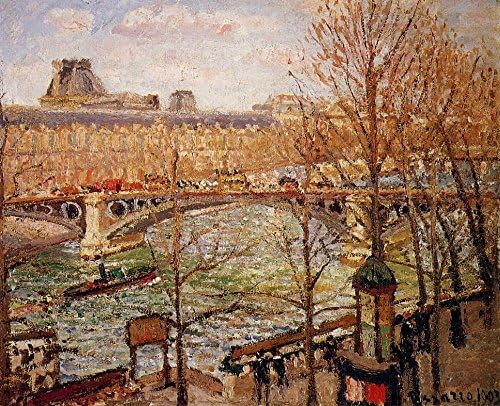 DiyUniquecase Kalou of Paris Autumn bridge Size For 8x10 (inches)£¬ Original Oil Paintings On Canvas For Sale.