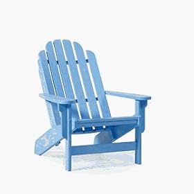 Casual Living Adirondack Style Folding Chair - Sky Blue by 
