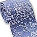 Josh Bach Men's Physics, Engineering, Math Formula Silk Necktie Blue, Made in USA