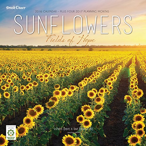 2016 Sunflowers Wall Calendar