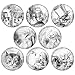 Search: Alice's Adventures in Wonderland 1.25 Inch (32mm) Pinback Button Badge Set 1