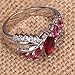 YAZILIND Jewelry Band Bridal Crystal Engagement Ring Wedding Gift For Women