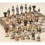 The Battle of Trafalgar Handpainted Chess Set