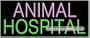 Animal Hospital Neon Sign (13"H x 32"L x 3"D)