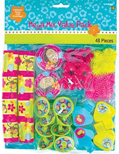 Pink Mod 'Monkey Love' Favor Pack (48pc)