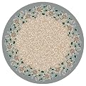 Valentine Rug- Light Slate(7'7" Round)