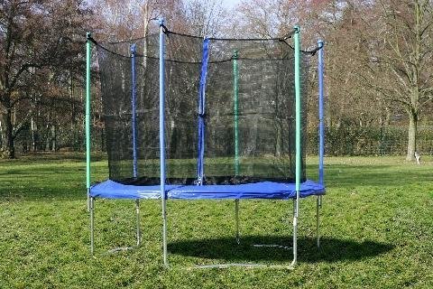 Hudora 65185 - Trampolin mit Sicherheitsnetz 244cm