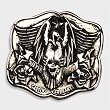 Silver Star THE VULTURE Belt Buckle