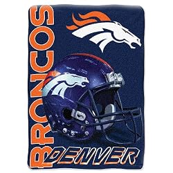 Denver Broncos NFL Tag" Micro Raschel Blanket (60"x80")"