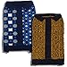 Blueberry Pet 2 Patterns Fancy Unparalleled Graphics Dog Sweater in Midnight Blue, Back Length 12