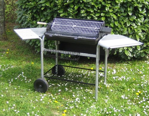TRI-MAGIC Diamant 367042 Diamant Grillwagen mit Feuerschale, emailliertem Gu&szlig;eisen 68 x 42 Preisvergleich