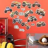 Monster Jam Removable Wall Decorations Child
