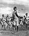 Photographic Print of Bandsmen of the Northern Rhodesia Regiment beat a military tattoo, Zimbabwe,... from Heritage-Images