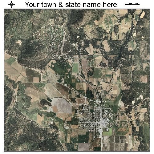 Aerial Photography Map of Chewelah, Washington